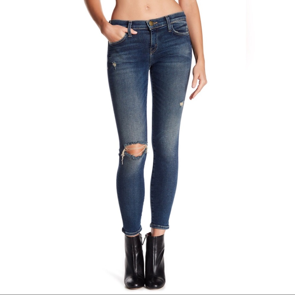 Current/Elliott “Stiletto Distressed” Skinny Jean